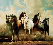 unknow artist Horses 046 Spain oil painting artist